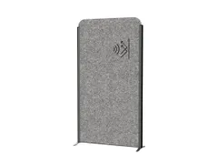 MAULcocoon Scheidingswand Akoestisch 100x180cm Grijs voet Antraciet