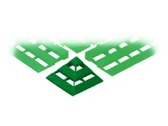 Hoekstuk Hd-pe Lxbxh 110x110x25mm Groen