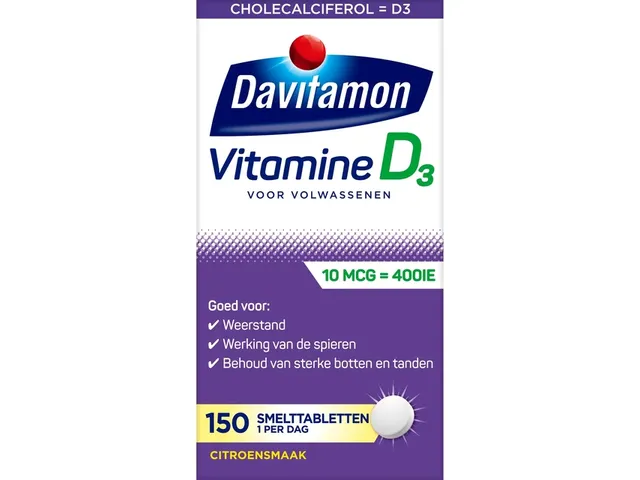 Vitamine D Davitamon volwassenen 150 smelttablet