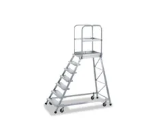 Bordestrap Aluminium Bordes 1680 X 600x 800mm 7treden Rooster