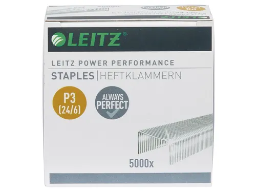 Nieten Leitz 5449 P3 24/6 verzinkt 5000 stuks