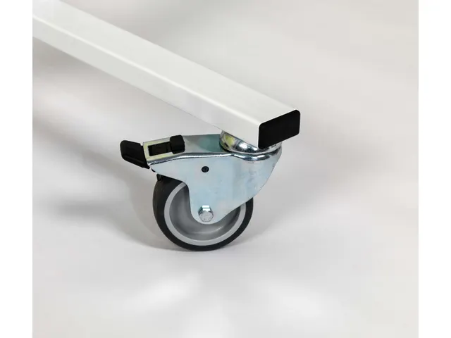 Smit Visual Tableau pivotant 120x180cm 2 faces acier blanc profil RC-1