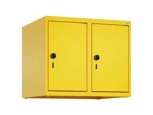 opzetkast,v. locker,2vak.,vak B 300mm,HxBxD 500x600x500mm,draaigrendel