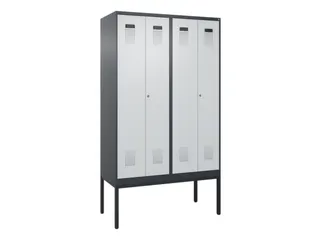 locker voor scheiding van kleding,HxBxD 2120x1200x500mm,4vak - 2