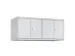 opzetkast,v. locker voor scheiding van kleding,4vak.,vak B 300mm