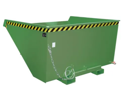 Kiepbak voor spaanders,HxLxB 1095x1720x1870mm,2,1m³,draagverm. 1500kg