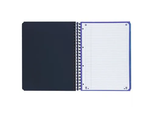 Projectboek Oxford Scribzee A4+ 4r Lijn 120vel Blauw