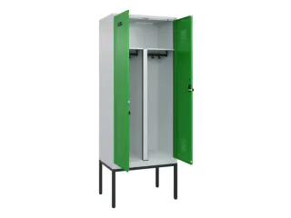 PBM-locker,HxBxD 2120x800x500mm,2vak,vak B 400mm,draaigrendel - 1