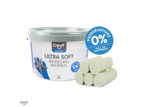 Klei Creall Play-it Ultra Soft helder wit 1100 gram