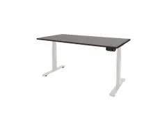 Elektrisch Bureau Dextro Plus 200x90cm Frame Wit Blad Logan Eik