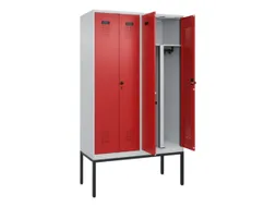 PBM-locker,HxBxD 2120x1200x500mm,4vak,vak B 300mm,draaigrendel