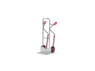 Alu steekwagen A1331P 200kg aluminium polyurethaan wielen - 1