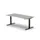 Elektrisch ihv bureau,HxBxD 650-1310x1800x900/800mm,blad lichtgrijs