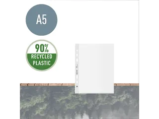 Recycle geperforeerde showtas, A5, 100 micron - 5