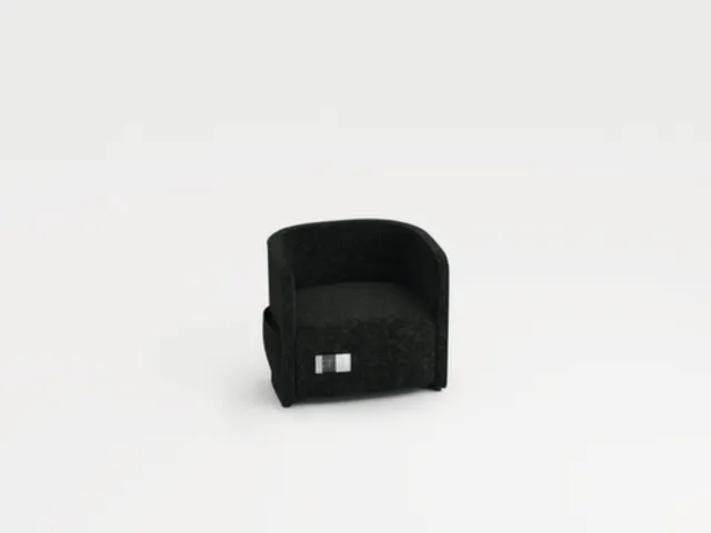 fauteuil,1-zits,stof antraciet,HxBxD 760x860x760mm,stekkerdoos,2xUSB