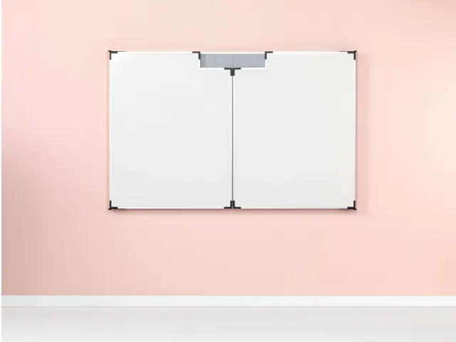 Projectiebord Extraflat Vijfvlaks 128x201cm 16:10 mat wit finger touch