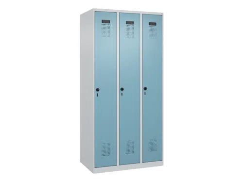 locker voor scheiding van kleding,HxBxD 1850x900x500mm,3vak