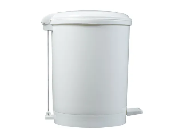 Pedaalemmer CEP 20 liter wit met soepel voetpedaal