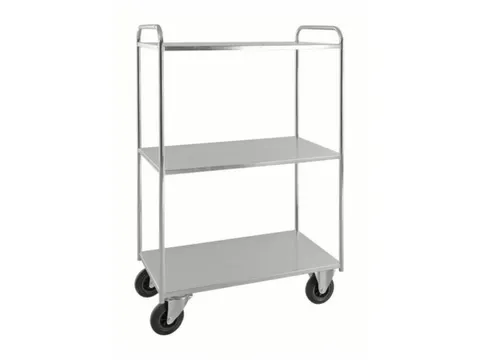 etagewagen,draagverm. 400kg,3etage(s),laadvl. LxB 940x540mm,staaletage