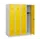 schoollocker,HxBxD 1530x1200x500mm,4vak,vak B 300mm,cil.-slot