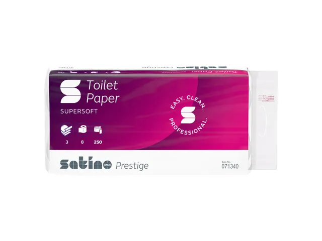 Toiletpapier Satino Prestige 3-laags 250vel wit 071340