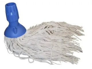 Spaanse Mop Strengenmop Blauw Katoen 250gr - 1