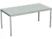 Bureau Hxbxd 720x1600x800mm Bladdecor Lichtgrijs Frame Ral9006