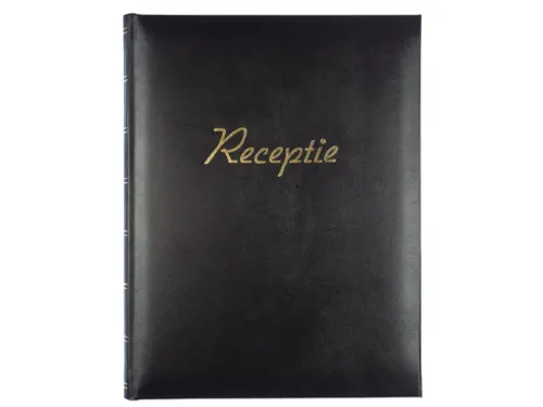 Receptiealbum Kangaro 26x21cm vakverdeling zwart