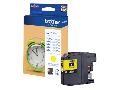 Inktcartridge Brother LC-125XLY geel HC