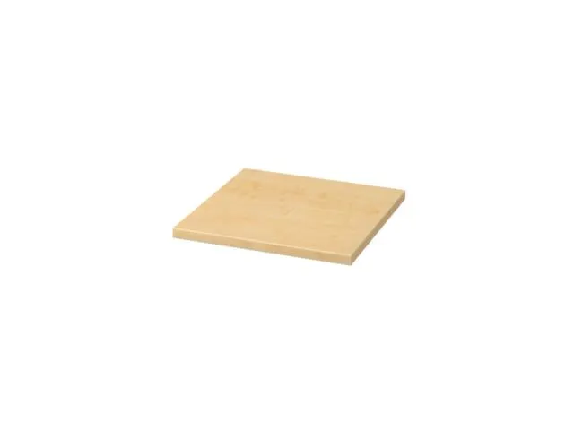 houten vloer v. kantoorstelling BxD 367x376mm dikte 22mm esdoorn