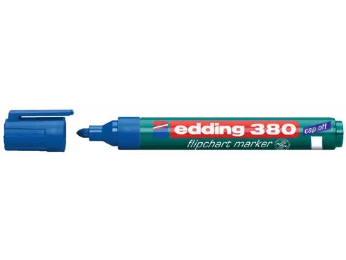 Viltstift Edding 380 Voor Flipover Rond 1.5-3mm Blauw