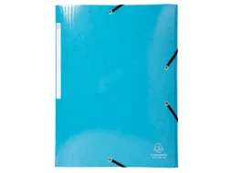 Elastomap Met 3 Kleppen In Gelamineerd Glanskarton A4 Assorti