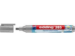 Edding 385 Flipchart effect marker Zilvergrijs