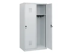 schoollocker,HxBxD 1530x800x500mm,2vak,vak B 400mm,draaigrendel