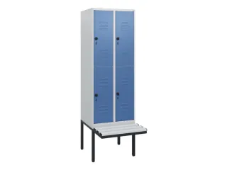 Dubbeldekse dekenkist,HxBxD 1950x600x815mm,2x2vak.,vak B 300mm - 1