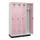 locker voor scheiding van kleding,HxBxD 1950x1200x500mm,4vak