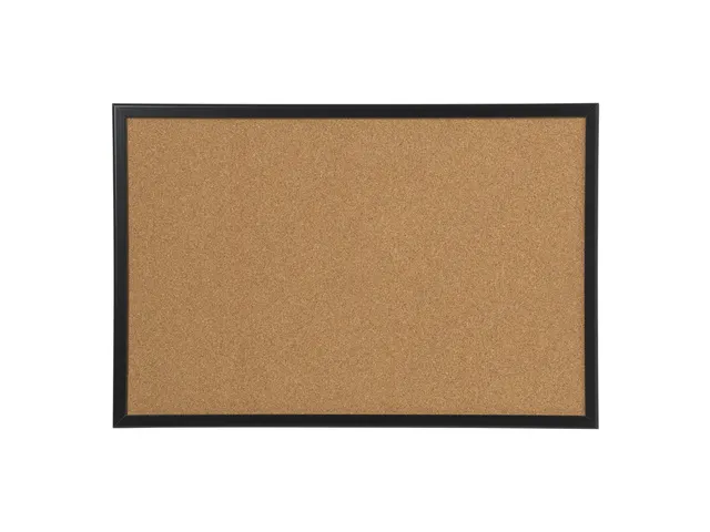 Prikbord Naga 60 x 40 cm Kurk Zwarte omlijsting