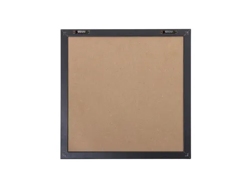Letterbord Zwart 30x30cm Zwart frame