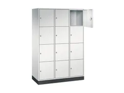 grootvolume-lockersysteem,RAL 7035,HxBxD 1950x1220x500mm,3x4vakken