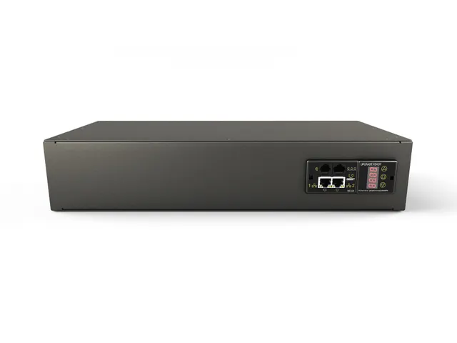 Vertiv Geist GI30107L, Gecontroleerd, 2U, Driefasig, Zwart, Blauw, Gro