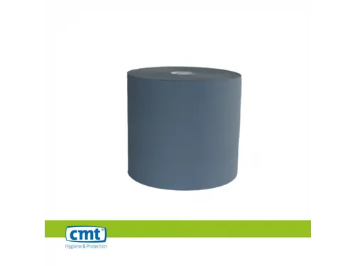Poetsrol Industrie Recycled 2-laags 380 Meter Blauw 2 Rol