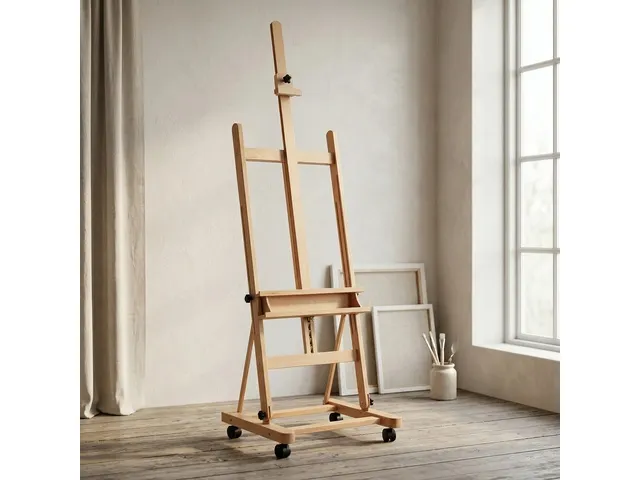 Schildersezel Kangaro Profi Studio type Ezel H tot 120cm doek met wiel