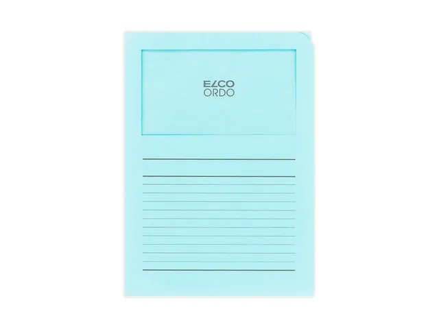 Map Elco Ordo Classico mvenst A4 120gr 220x310mm blauw 100st verp10022