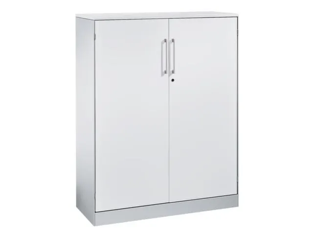 Draaideurkast Hxbxd 1310x800x440mm 3 Oh Lichtgrijs/Lichtgrijs