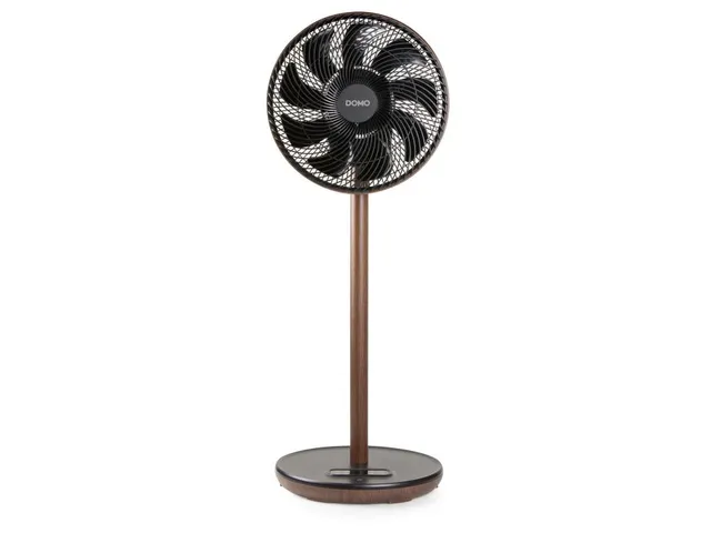 DOMO Statiefventilator Wood Style super stil 33 cm