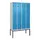 Z-garderobekast,HxBxD 2120x1200x500mm,vak B 150/300mm,draaigrendel
