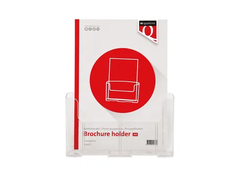 Folderhouder Quantore A4 transparant