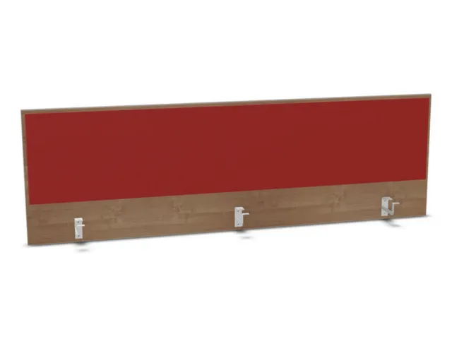 opzetpaneel,v. bureau,aanbouw achter,B 1800mm,NT-cherry,BN4011-rood