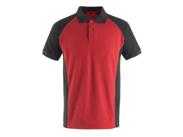 Mascot Bottrop polo, rood/zwart, maat XL, per stuk