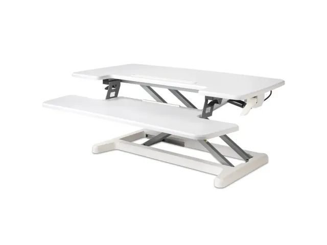 Bakkerelkhuizen Adjustable Desk Riser Zit-Sta Werkstation Wit